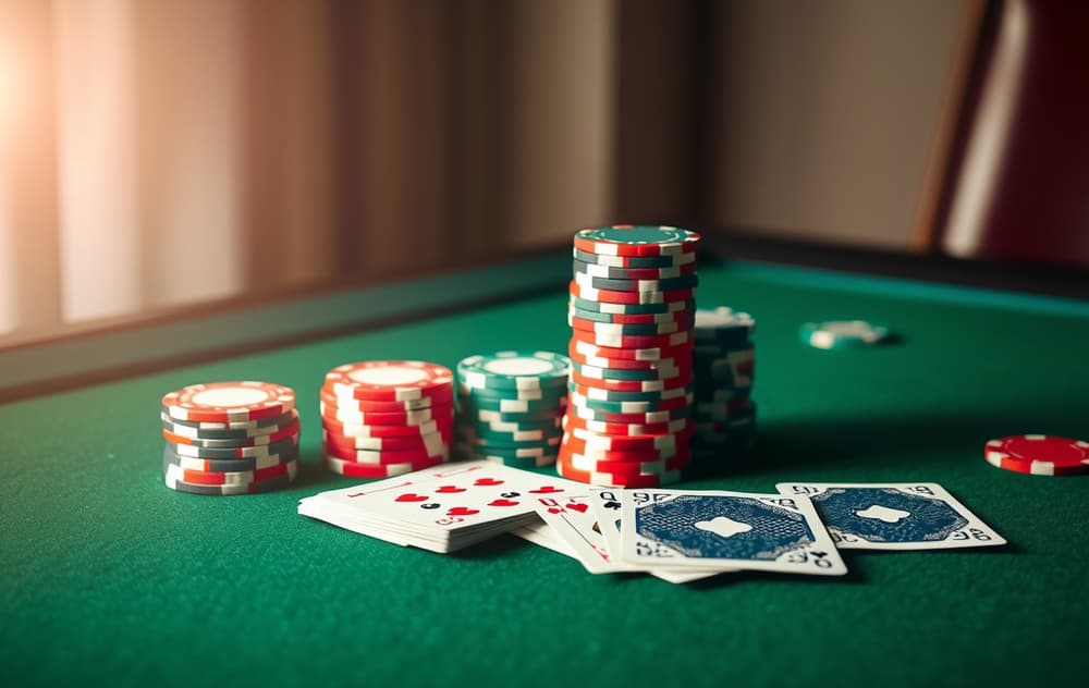 Mafia Casino logo med gangsterhatt og maskingevær på rød bakgrunn